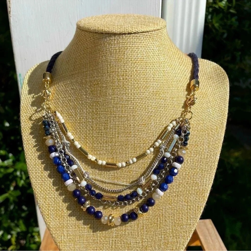 Vintage Multicolor Stones Neckklace
